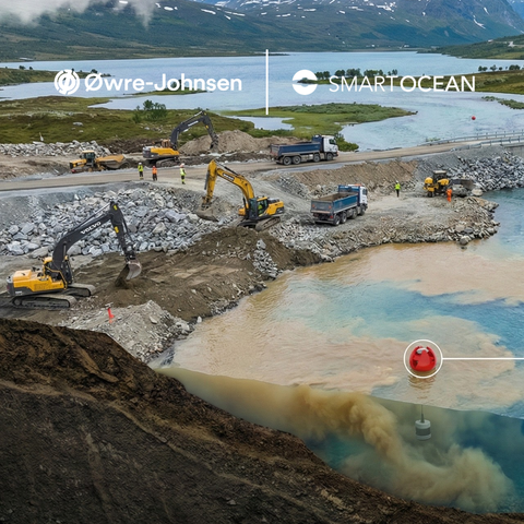 Kontinuerlig turbiditetsmåling ved veibygging og anleggsarbeid